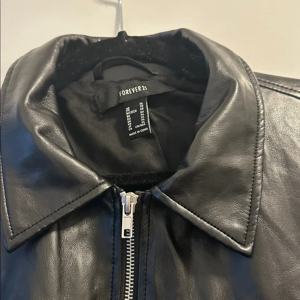 Forever 21 Leather Jacket - Picture 4 of 10